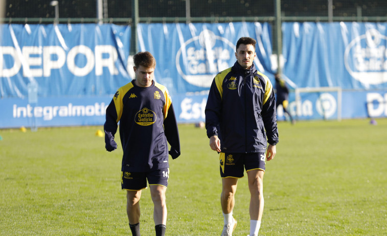 Pablo Martínez y Pablo Muñoz, novedades en la lista del Depor ante el Arenteiro