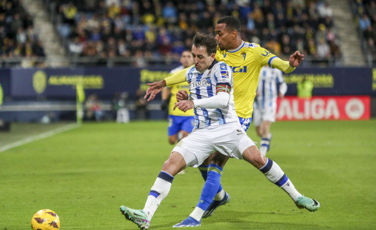 Cádiz y Real Sociedad firman el empate en un partido reñido (0-0)