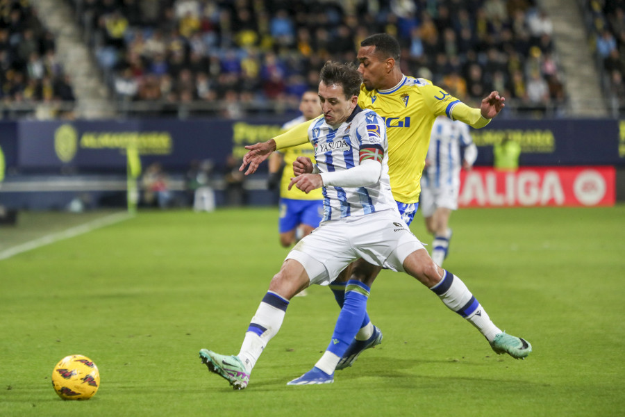 Cádiz y Real Sociedad firman el empate en un partido reñido (0-0)