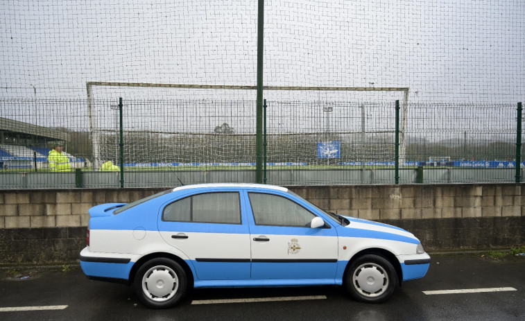 El coche 'Deportivo' que se pudo ver en Abegondo