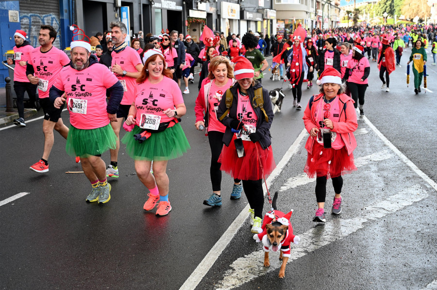 La San Silvestre Coruña 2024 agota los 4.500 dorsales de la carrera absoluta