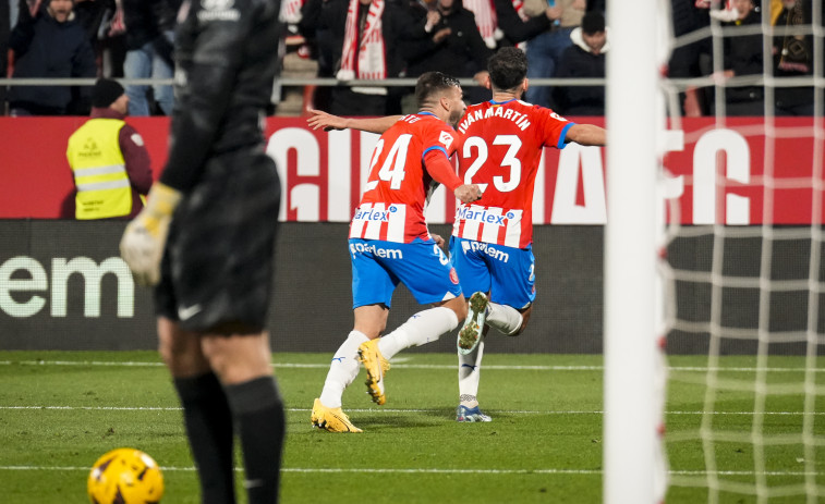 El Girona gana al Atlético con un gol de Iván Martín (4-3)