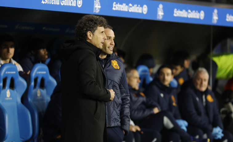 Idiakez: “Vimos como empuja Riazor, nos llevó en volandas con diez