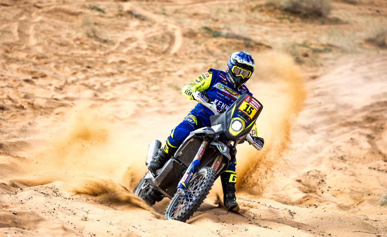 Más malas noticias españolas en motos: Santolino se retira del Dakar