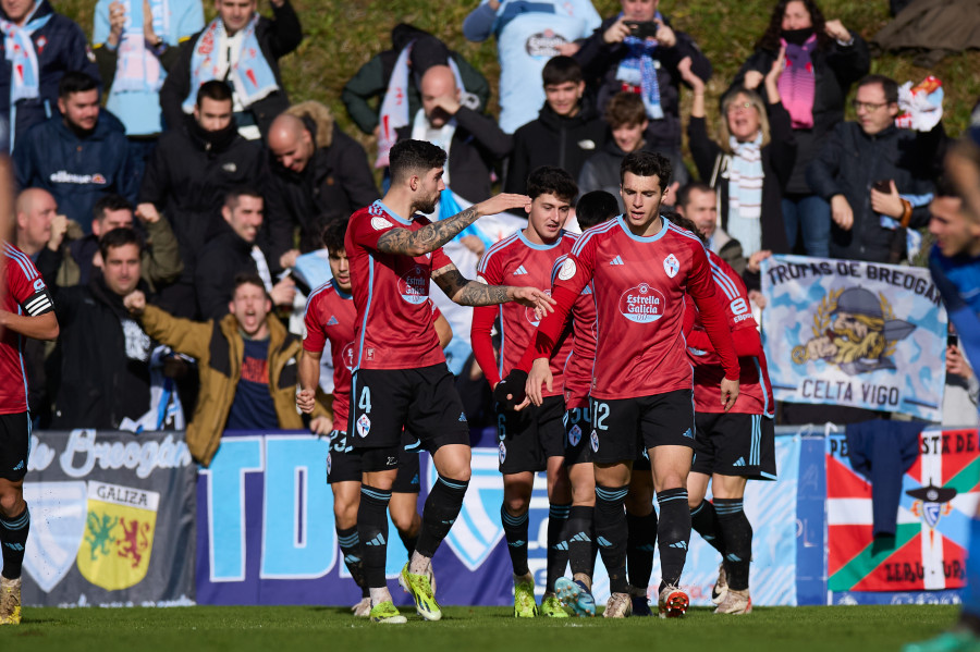 El Celta se queda en Bilbao tras jugar ante el Amorebieta por la huelga de Iberia y Air Nostrum