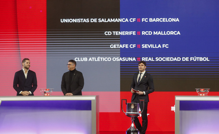 Unionistas-Barcelona y Atlético-Real Madrid, en octavos de la Copa del Rey