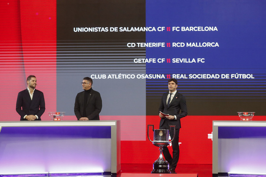 Unionistas-Barcelona y Atlético-Real Madrid, en octavos de la Copa del Rey