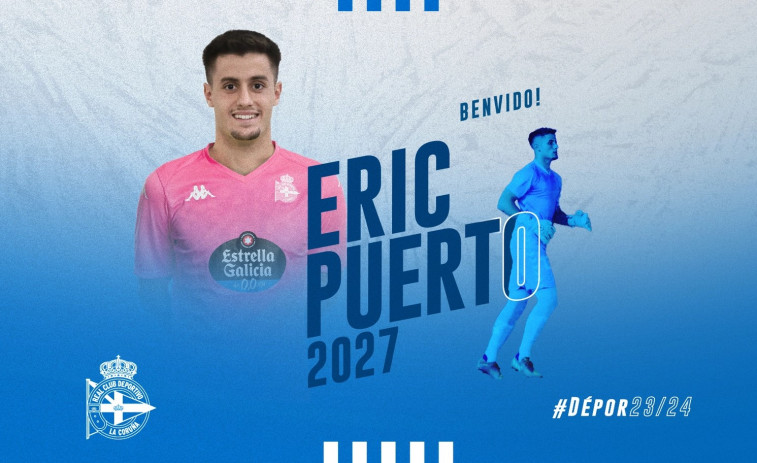 El Depor confirma el fichaje del portero sub-23 Eric Puerto