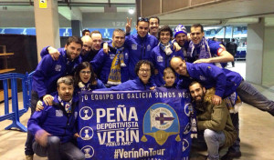La peña de Verín, volcada en el viaje a León