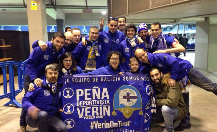 La peña de Verín, volcada en el viaje a León