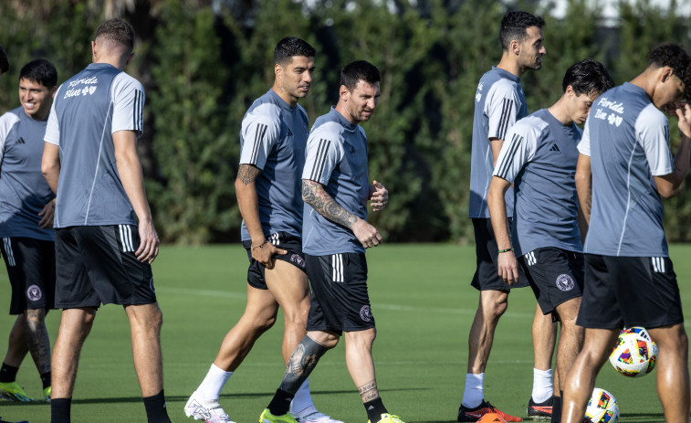 Messi y Luis Suárez se entrenan juntos por primera vez con el Inter Miami