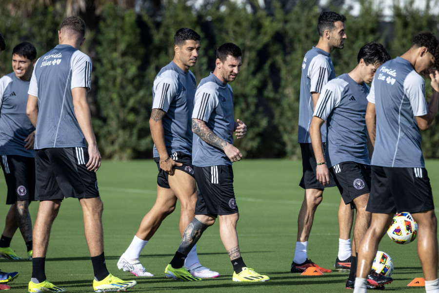 Messi y Luis Suárez se entrenan juntos por primera vez con el Inter Miami