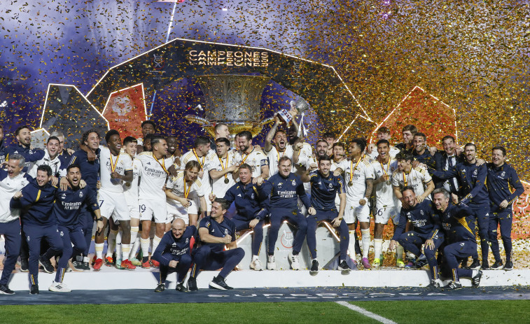 Vinícius y Rodrygo dan al Real Madrid su decimotercera Supercopa de España (4-1)