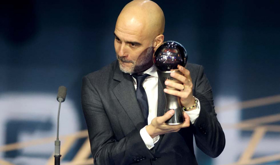 Guardiola, premio The Best a mejor entrenador