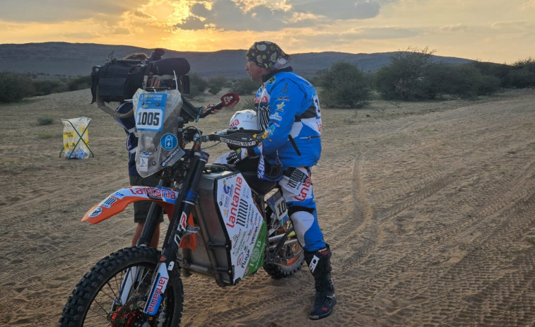 Fran Gómez Pallas se despide antes de tiempo del Dakar