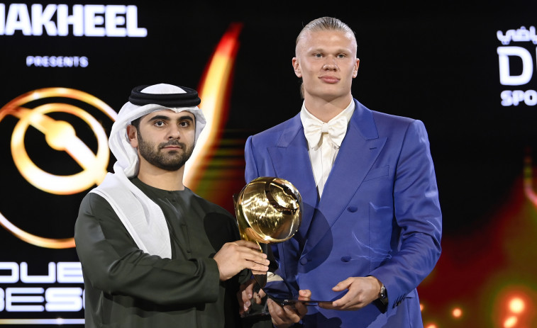 Haaland y Bonmati, mejores jugadores de 2023 en los Premios Globe Soccer