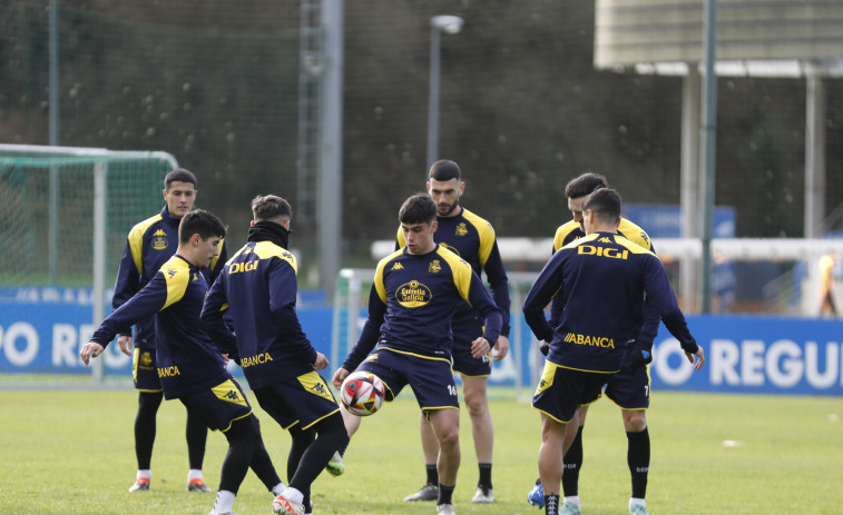 Cuatro entrenamientos del Depor, a partir de mañana, para preparar la visita a Balaídos