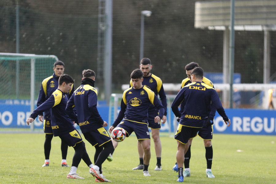 Cuatro entrenamientos del Depor, a partir de mañana, para preparar la visita a Balaídos