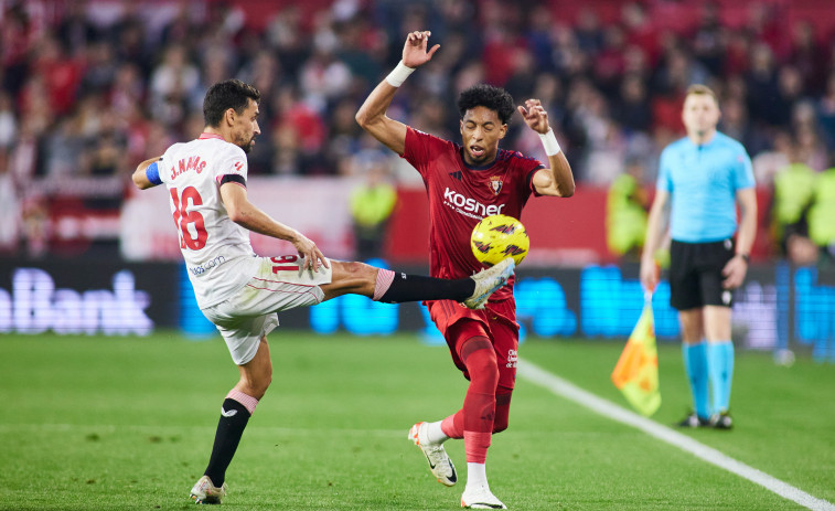 El Sevilla empata y sigue cerca del peligro por la reacción de Osasuna (1-1)