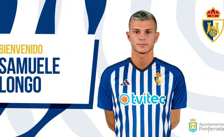 El ex del Depor Samuele Longo ficha por la Ponferradina y se reencuentra con Borja Valle