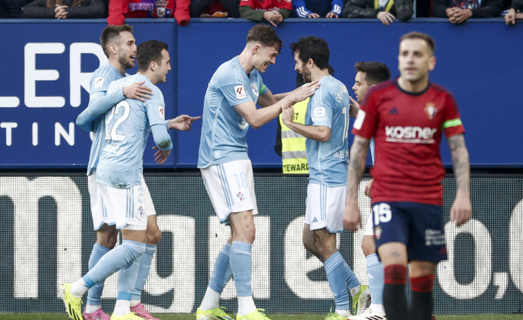 El Celta noquea a Osasuna y respira (0-3)