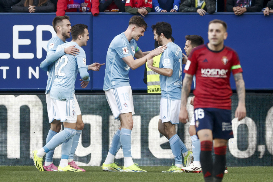 El Celta noquea a Osasuna y respira (0-3)