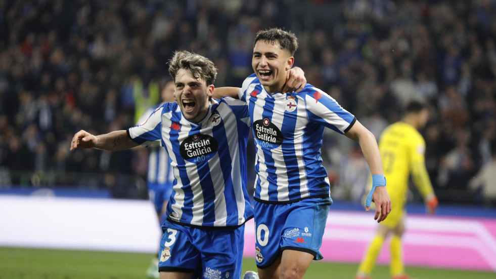 Las imágenes del Depor-Fuenlabrada