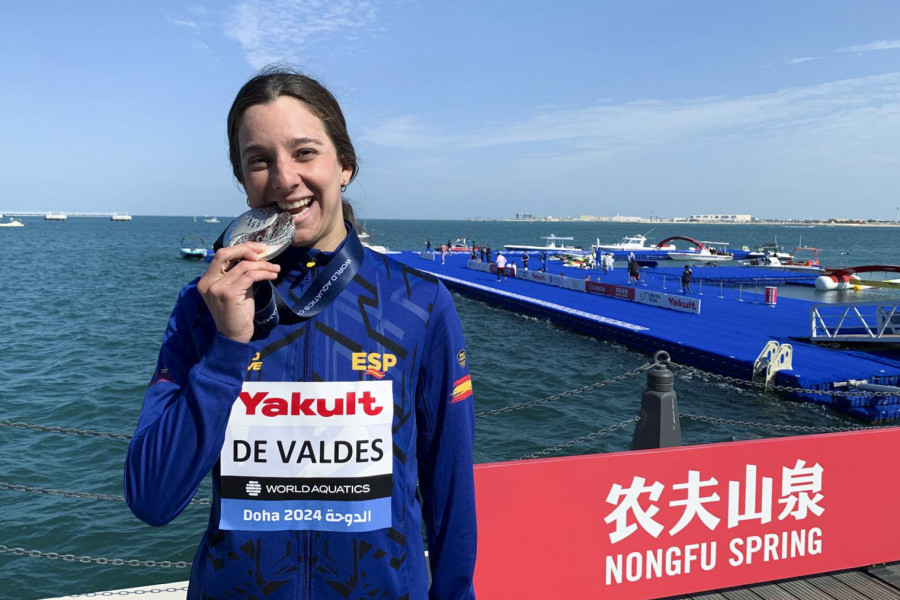 María de Valdés, del CN Liceo coruñés, hace historia con una plata universal