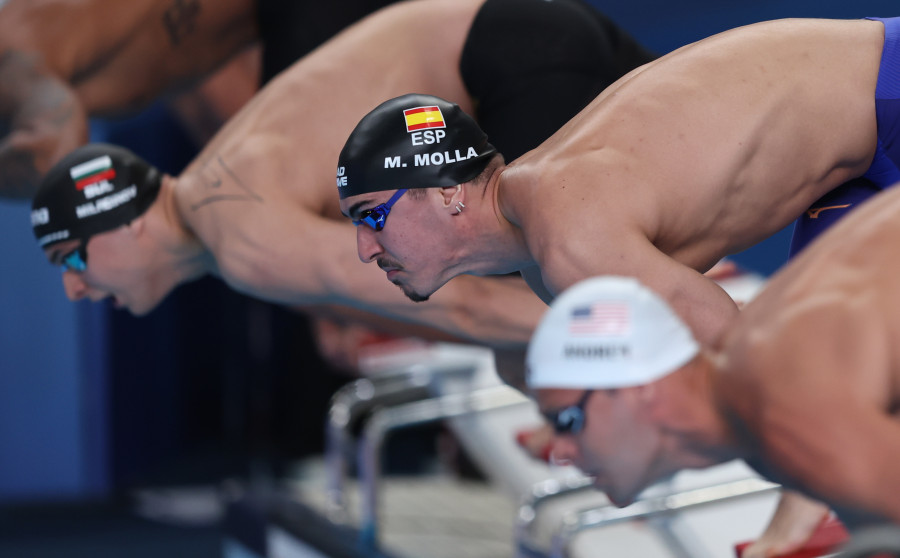 España, octava en la final de 4x100 libre