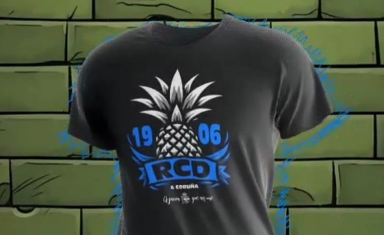 La Federación pone a la venta camisetas con la ‘piña RCD’