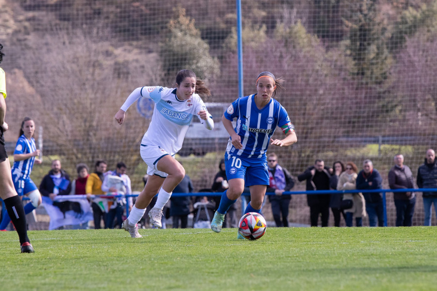 Golpe de autoridad del Depor Abanca ante el Alavés para meter presión al Espanyol