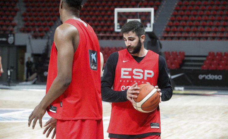 Ricky Rubio se reencuentra con la selección en Zaragoza