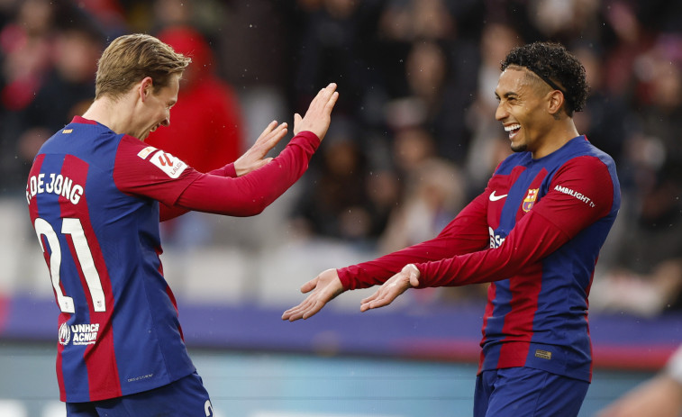 El Barcelona de Xavi por fin deja de sufrir ante el Getafe (4-0 )