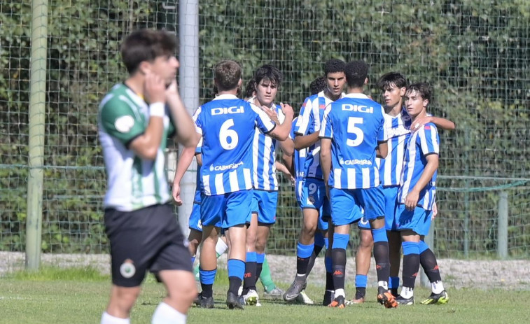 El Depor juvenil, una fuente inagotable de gol