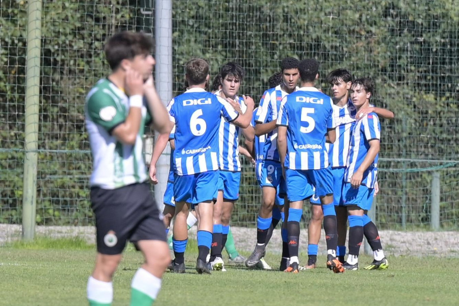 El Depor juvenil, una fuente inagotable de gol