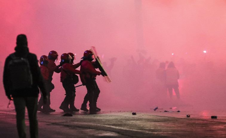 El Atlético denuncia el operativo de seguridad en San Mamés y el comportamiento de aficionados del Athletic Club