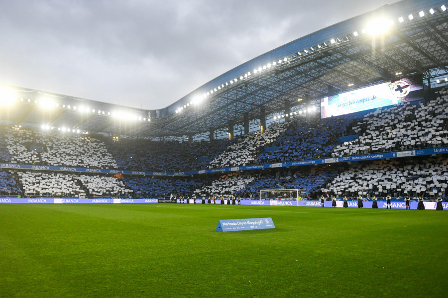 Todos a Riazor este domingo con banderas blanquiazules