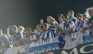 El deportivismo agotó sus 1.000 entradas en un Nou Estadi abarrotado
