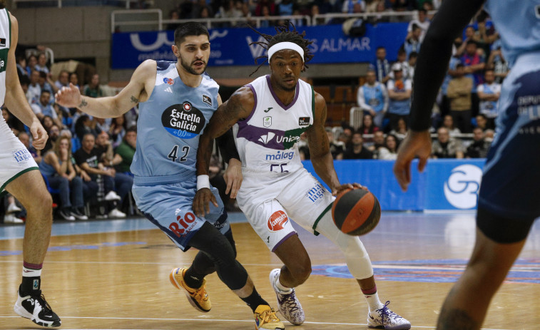 El Unicaja mete presión al Real Madrid con su victoria ante el Breogán (65-76)