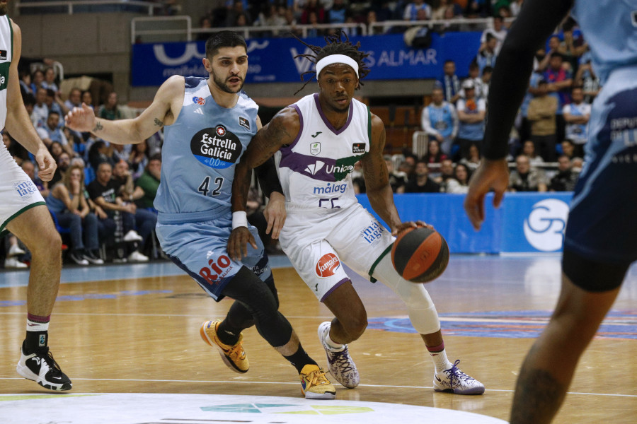 El Unicaja mete presión al Real Madrid con su victoria ante el Breogán (65-76)