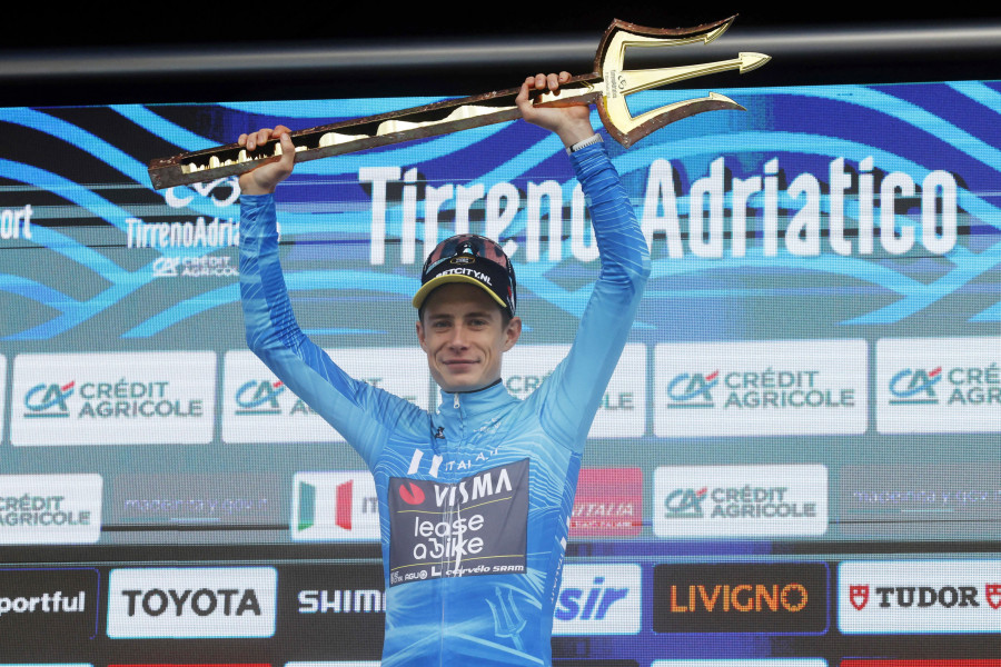 Vingegaard conquista su primer Tridente de la Tirreno Adriático