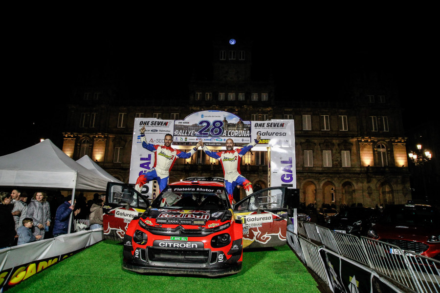 Senra logra su quinta victoria en el Rallye de A Coruña