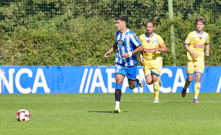 David Vilán, baja en el Fabril en la fase crucial de la temporada