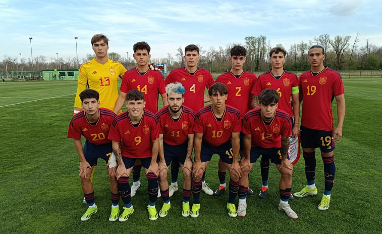 Mella y Kevin, titulares en la victoria de la sub-19 ante Kosovo (2-1)