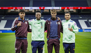 Vinícius, Yamal, Rodrygo y Nico Williams se unen contra el racismo en el Bernabéu