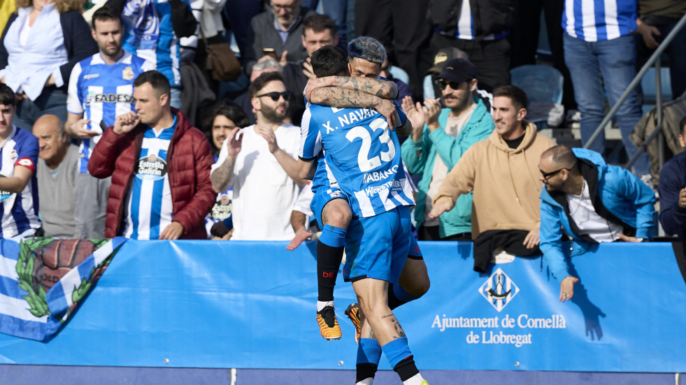 La victoria del Depor ante el Cornellà, en imágenes
