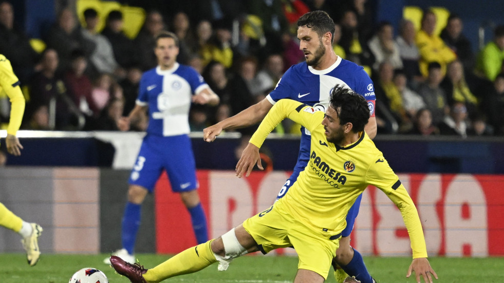 Saúl devuelve al Atlético a la zona de Liga de Campeones y frena al Villarreal (1-2)