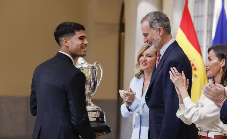 Carlos Alcaraz y Susana Rodríguez reciben los Premios Nacionales del Deporte 2022