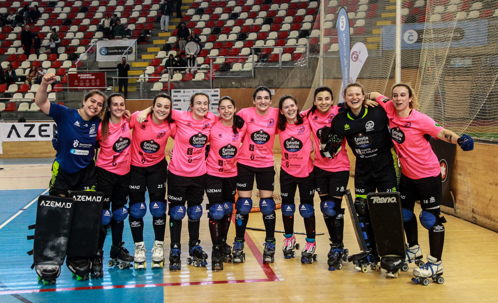 El HC Coruña se mete en la Final Four por la vía rápida (8-0)