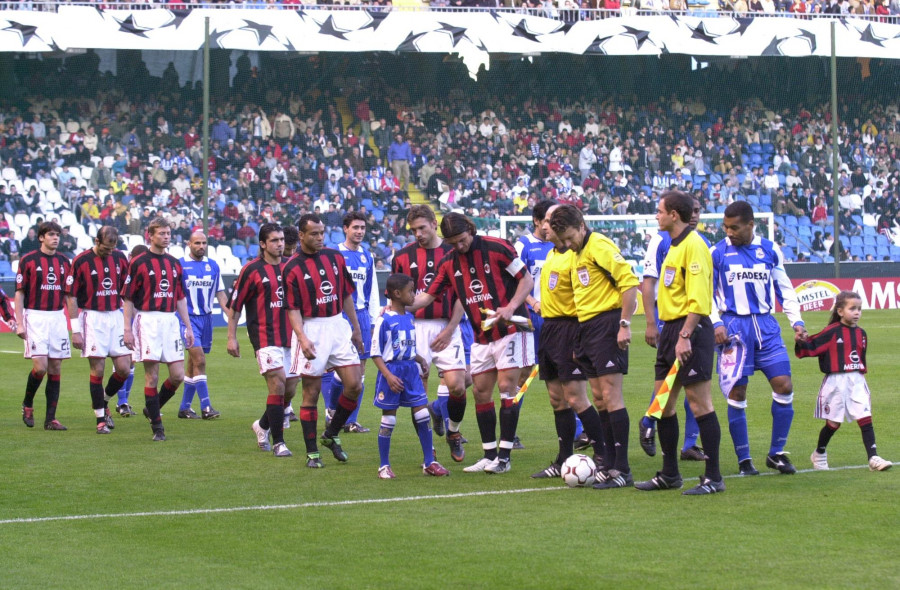 Dos décadas del 4-0 del Depor al Milan, “otra noche mágica” en Riazor